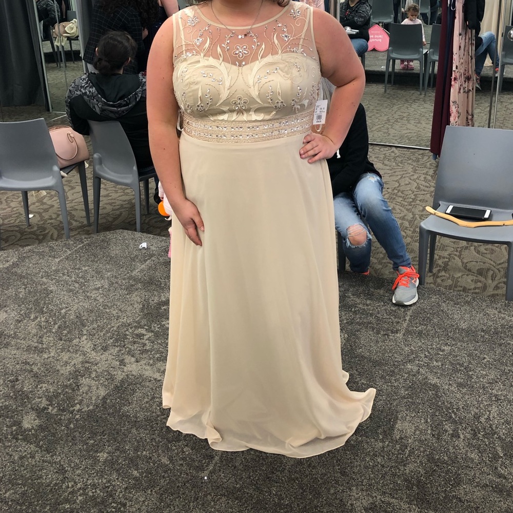 Plus size prom dress